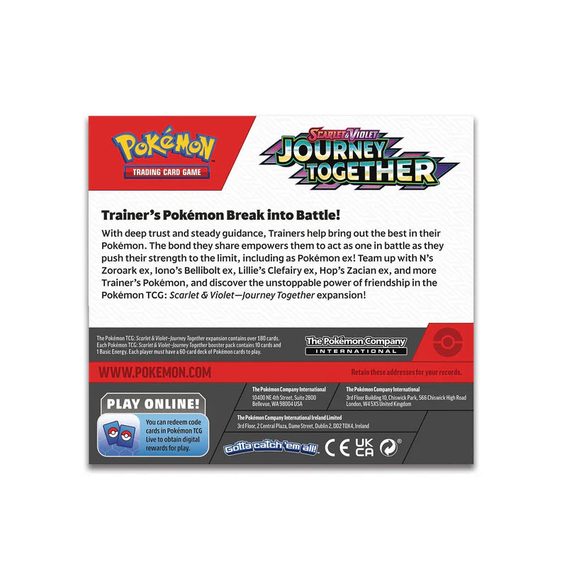 Pokemon Scarlet & Violet 9: Journey Together Boosters (36ct)