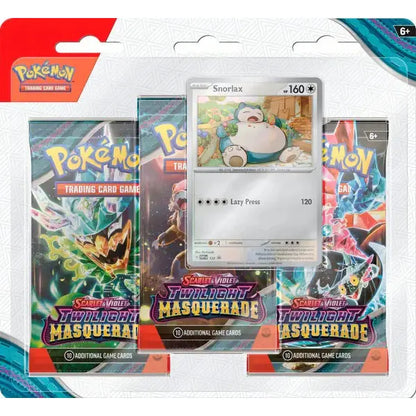 Pokémon TCG: Scarlet & Violet 6 - Twilight Masquerade - 3-Pack