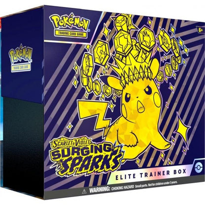 Pokemon Scarlet & Violet 8: Surging Sparks Elite Trainer Box